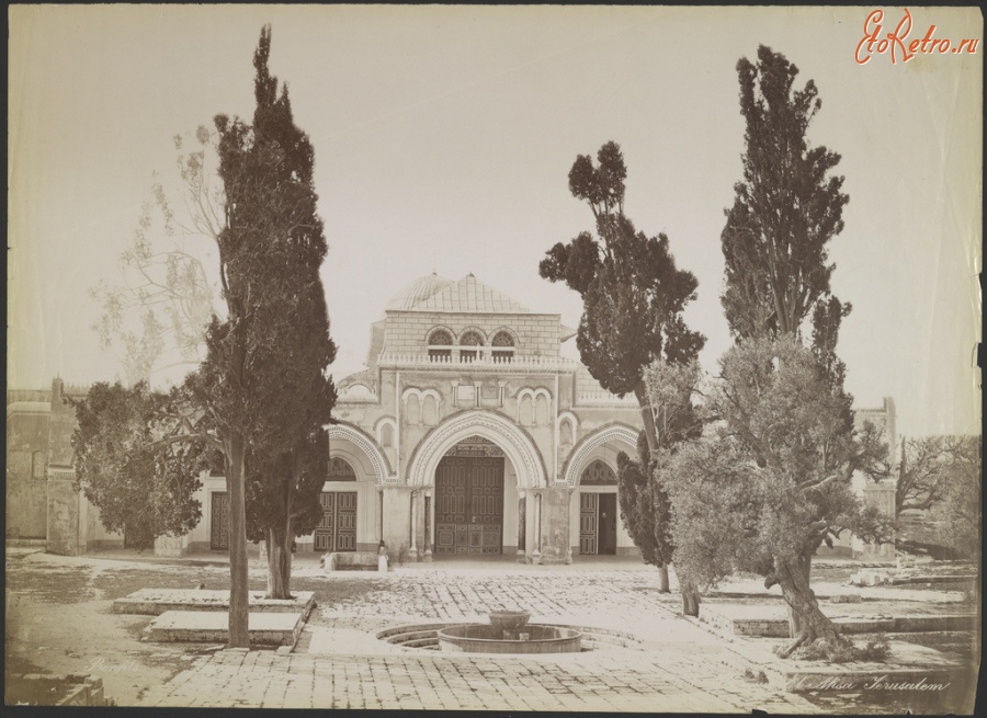 Израиль - Площадь перед мечетью Аль-Акса, 1867-1878
