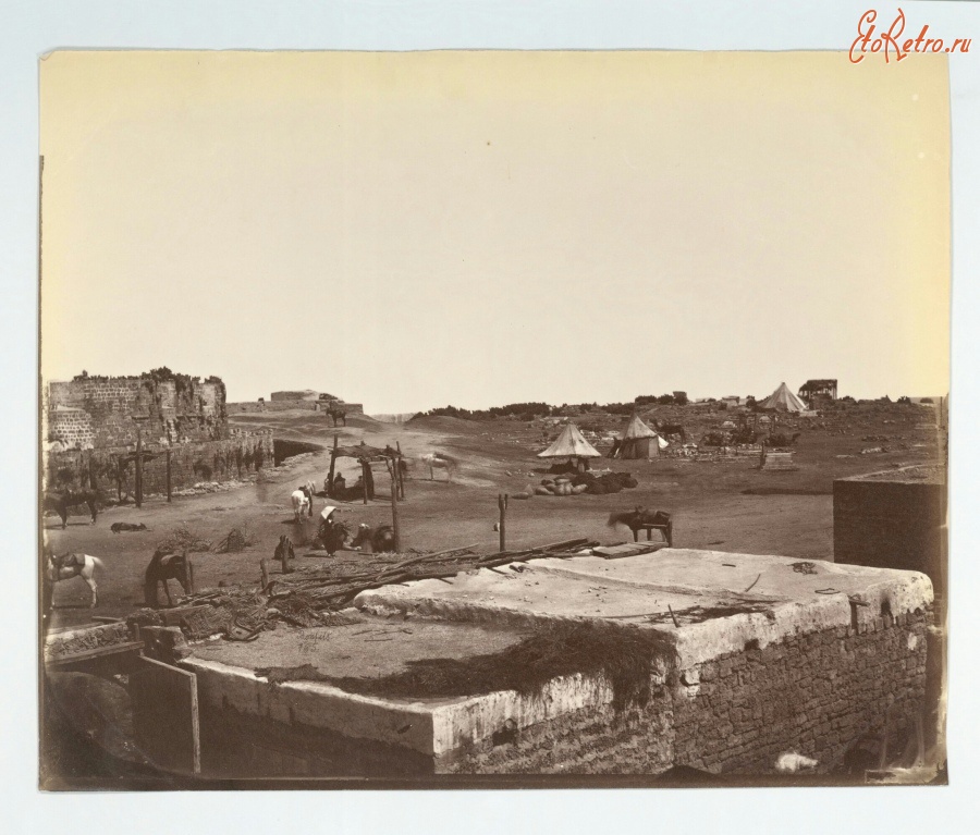 Израиль - Яффа, лагерь путешественников, 1867-1871