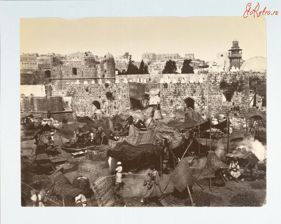Израиль - Лагерь путешественников у Яффы, 1867-1871
