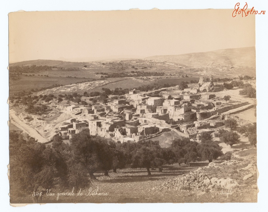 Израиль - Вид древней Вифании, 1880-1885