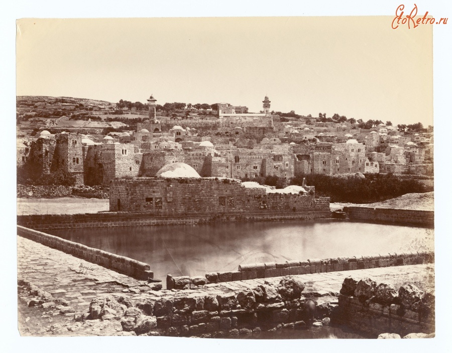 Израиль - Вид древнего Хеврона, 1880-1885