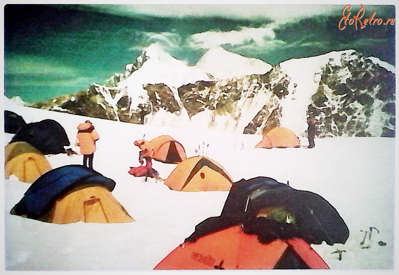 Непал - Восхождение на Макалу. Высотный лагерь 6800 м