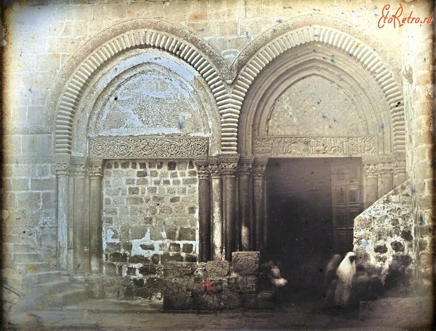 Палестина - Вход в храм Гроба Господня
