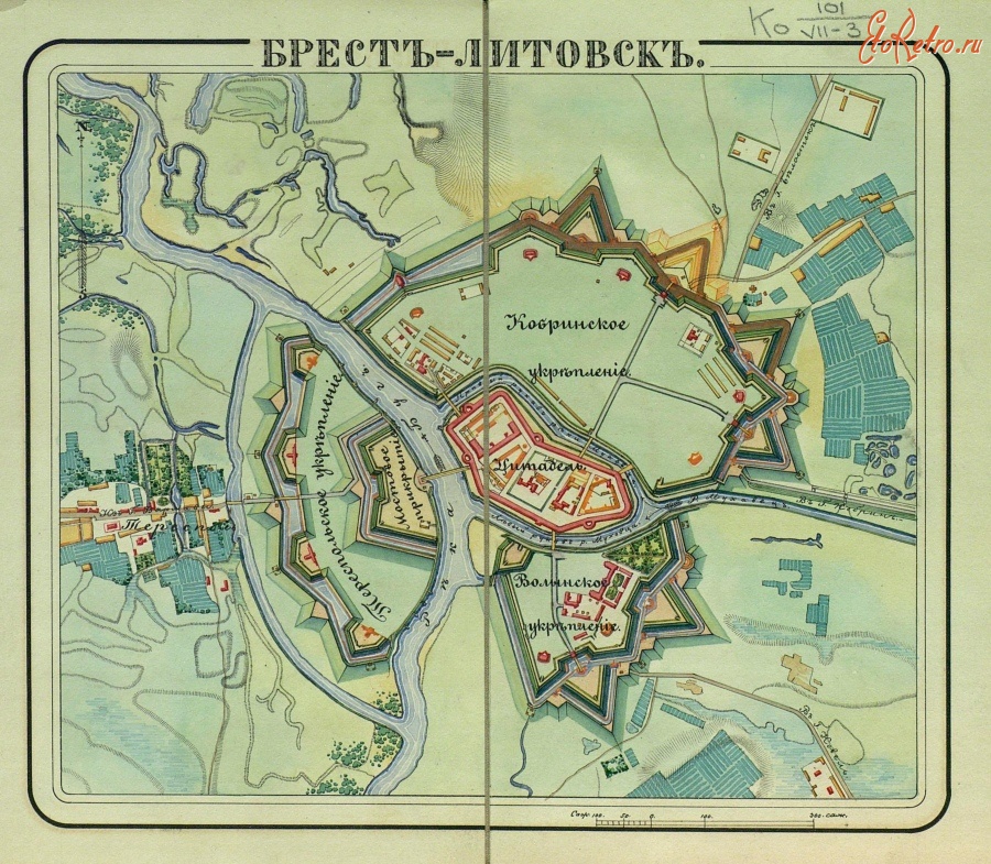Брест - План Брест-Литовска, 1830 год