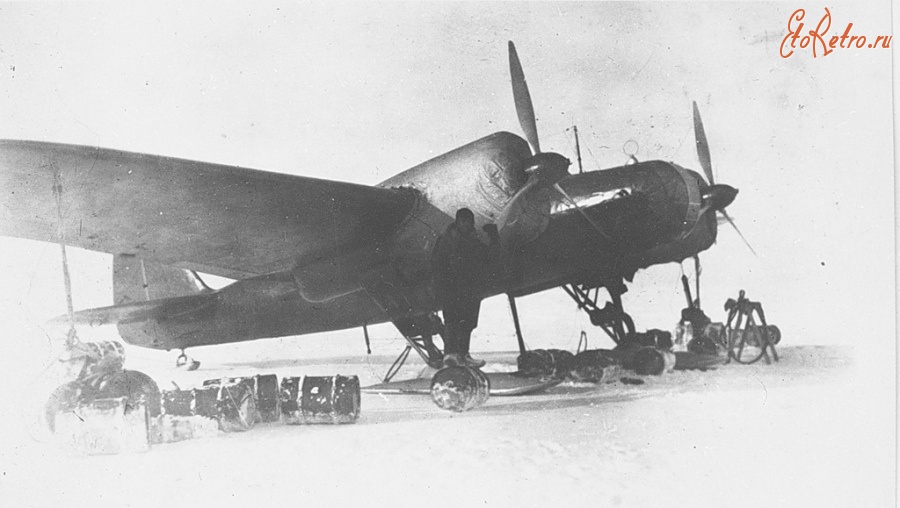 Авиация - Самолёт ПС-40 (АНТ-40) полярной авиации.