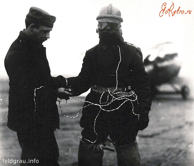 Авиация - Костюм немецкого лётчика времён Первой Мировой войны.