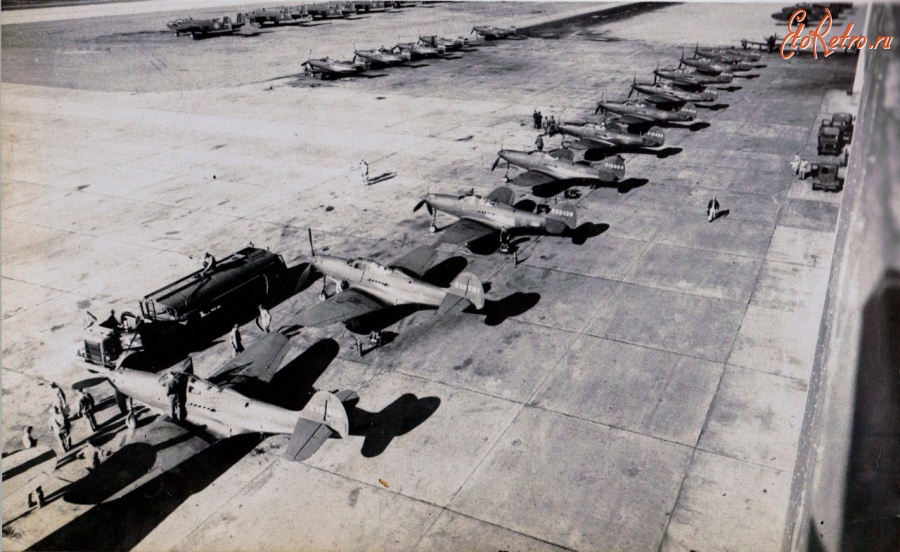 Авиация - Авиабаза Лэдд-Филд в Фэрбенксе (Аляска, США). Алсиб,1943-1944