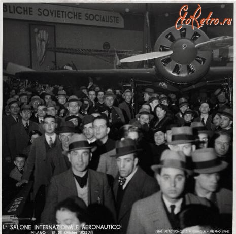 Авиация - Советская экспозиция на Международной авиационной выставке в Милане (12 - 28 октября 1935 г.)