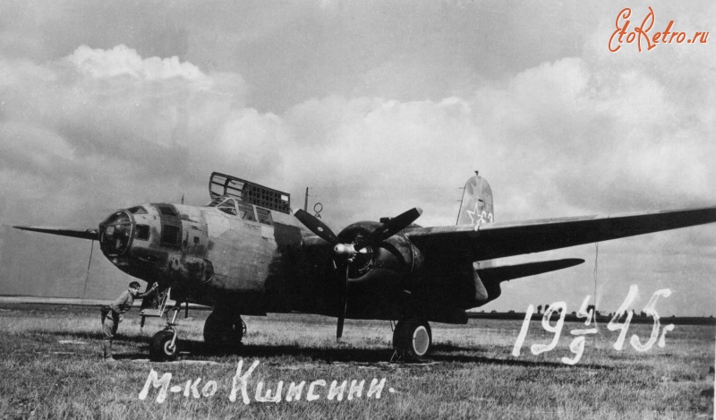 Авиация - Советский бомбардировщик A-20 «Бостон»