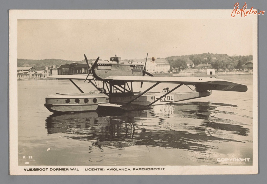 Авиация - Летающая лодка Дорнье Валь. Авиаланда, Папендрехт 1925-1935