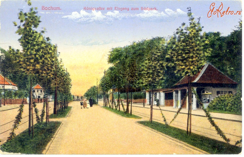 Бохум - Koenigsallee-farbe-1916