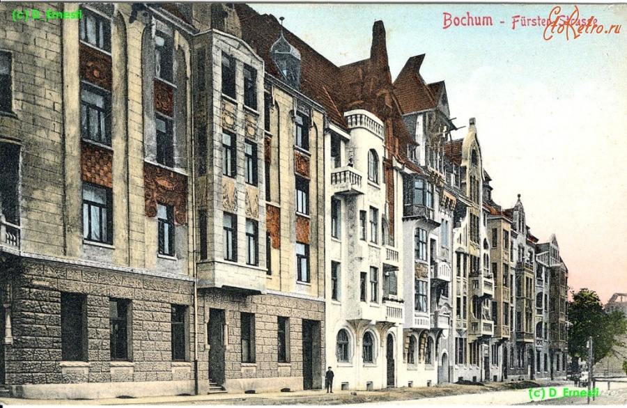 Бохум - Fuerstenstrasse-1916-g.