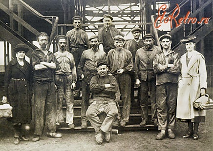 Бохум - Польские рабочие на руднике. 1922 г.
