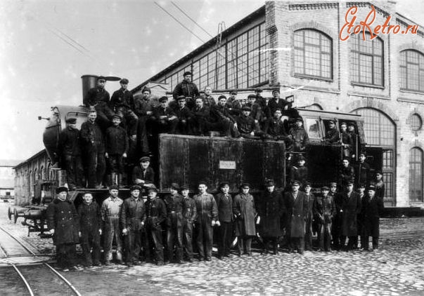 Железная дорога (поезда, паровозы, локомотивы, вагоны) - Рабочие Таллинского депо