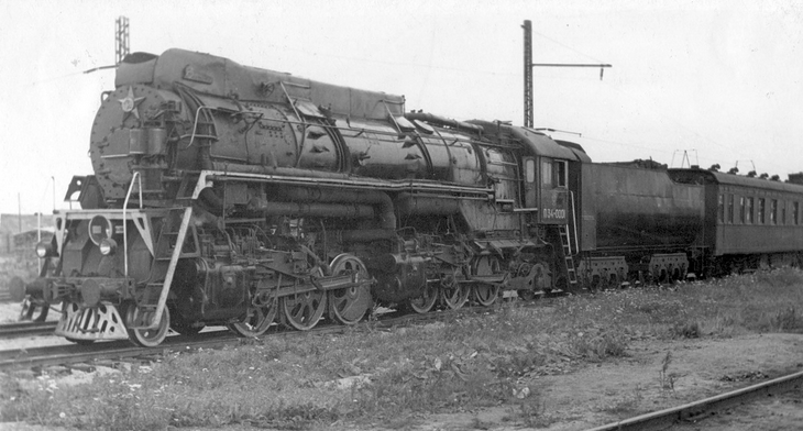 Железная дорога (поезда, паровозы, локомотивы, вагоны) - Паровоз П34-0001