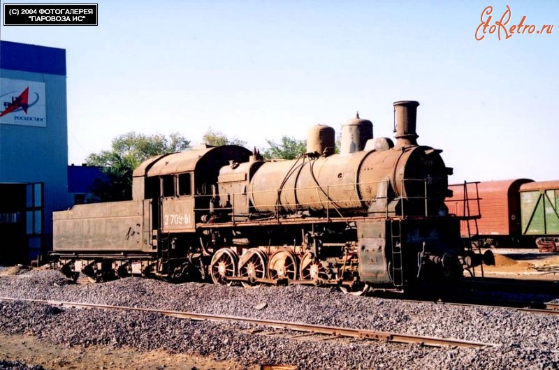 Железная дорога (поезда, паровозы, локомотивы, вагоны) - Паровоз Эу709-81.