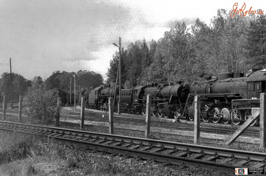Железная дорога (поезда, паровозы, локомотивы, вагоны) - Паровозы Л и ТЭ на базе запаса ст.Иерики.Латвия.
