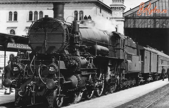 Железная дорога (поезда, паровозы, локомотивы, вагоны) - Австрийский паровоз типа 310.
