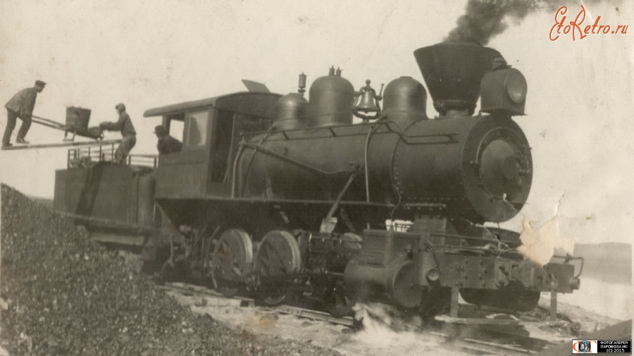 Железная дорога (поезда, паровозы, локомотивы, вагоны) - Первый паровоз на Мурманской ж.д.