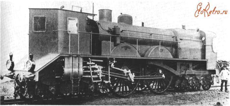 Железная дорога (поезда, паровозы, локомотивы, вагоны) - Паровоз типа 2-2-3,Франция.
