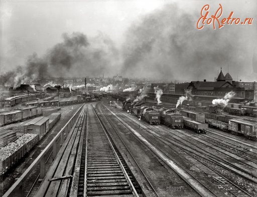 Железная дорога (поезда, паровозы, локомотивы, вагоны) - Скрэнтон,штат Пенсильвания,США