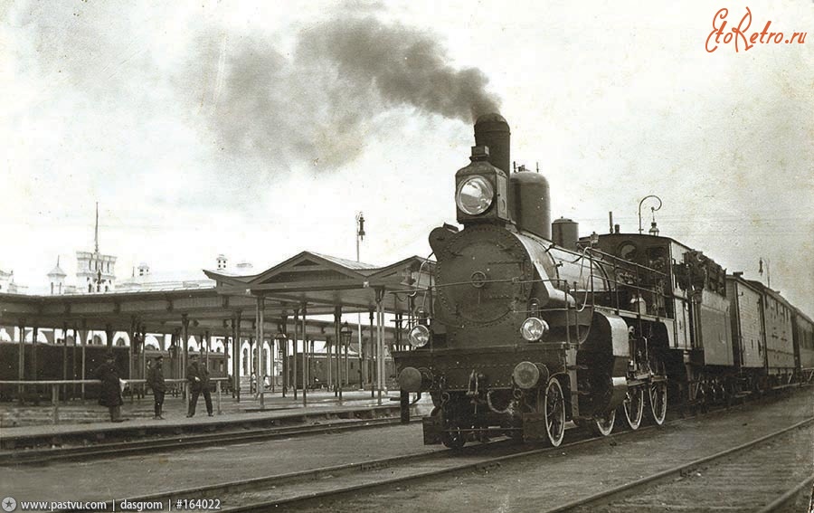 Железная дорога (поезда, паровозы, локомотивы, вагоны) - Поезд на ст.Вологда