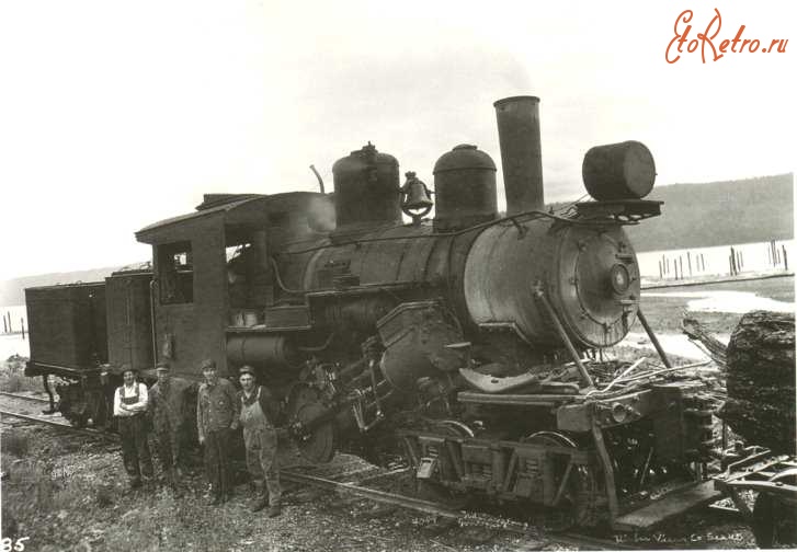 Железная дорога (поезда, паровозы, локомотивы, вагоны) - Паровоз системы Климакс,класс С-70,построен в 1919г.