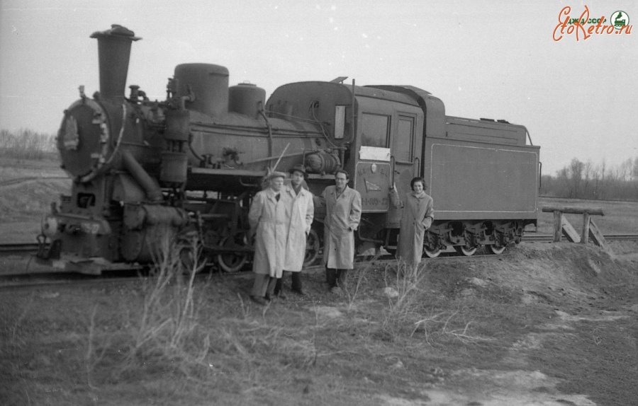 Железная дорога (поезда, паровозы, локомотивы, вагоны) - Узкоколейный паровоз ВП1-805-27 Карагандинской детской железной дороги