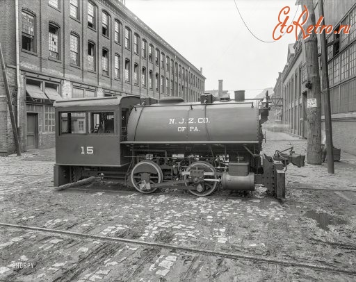 Железная дорога (поезда, паровозы, локомотивы, вагоны) - Танк-паровоз №15 седельный,типа 0-2-0