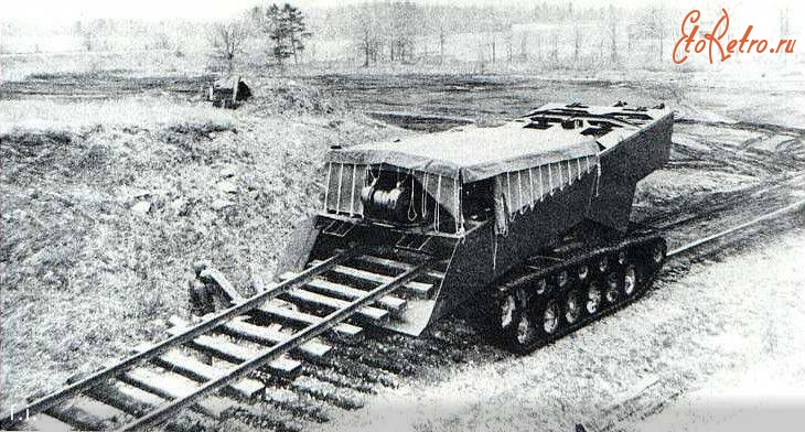 Железная дорога (поезда, паровозы, локомотивы, вагоны) - Путеразрушитель М46 Rapid Railway Destructor,США