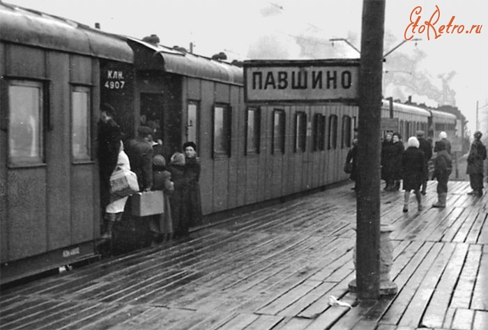 Железная дорога (поезда, паровозы, локомотивы, вагоны) - Станция Павшино,Московская область