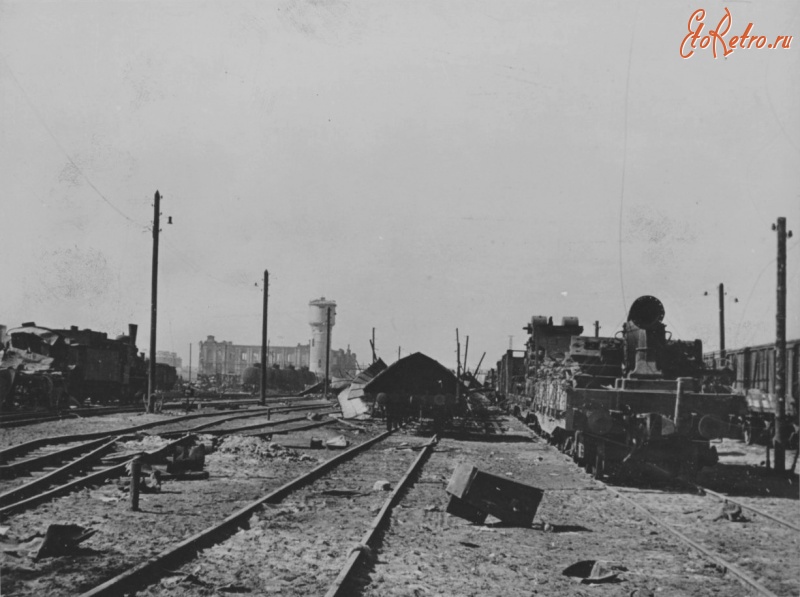 Железная дорога (поезда, паровозы, локомотивы, вагоны) - Станция Сталинград