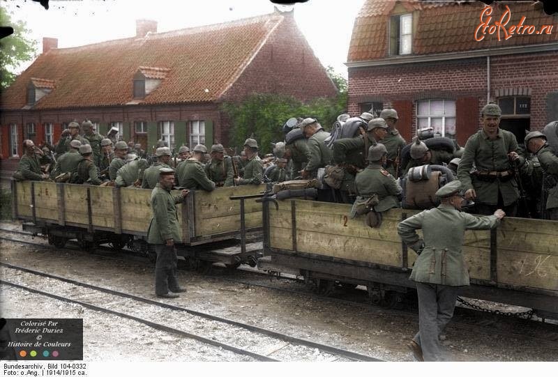 Железная дорога (поезда, паровозы, локомотивы, вагоны) - Германская военно-полевая железная дорога