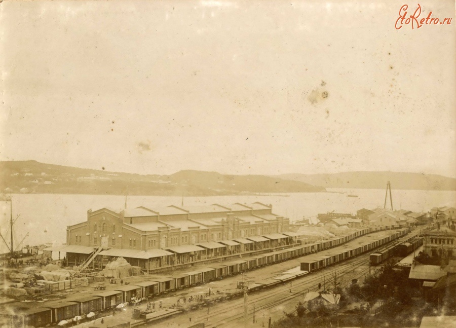 Железная дорога (поезда, паровозы, локомотивы, вагоны) - Владивостокский порт
