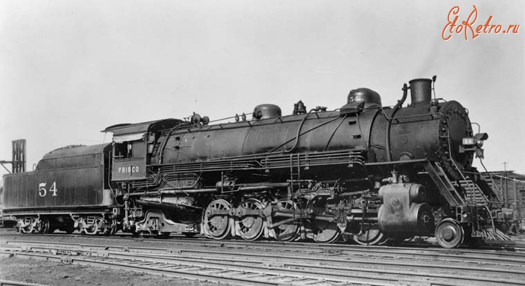 Железная дорога (поезда, паровозы, локомотивы, вагоны) - Паровоз №54 типа 1-5-1