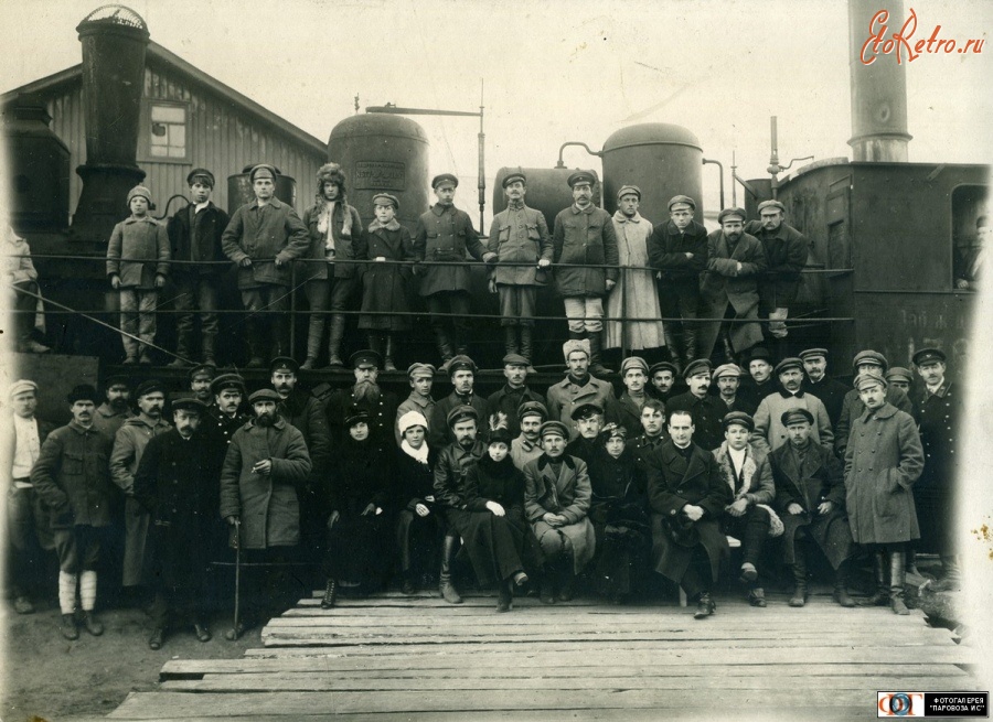 Железная дорога (поезда, паровозы, локомотивы, вагоны) - Первый поезд на Архиповской мельнице