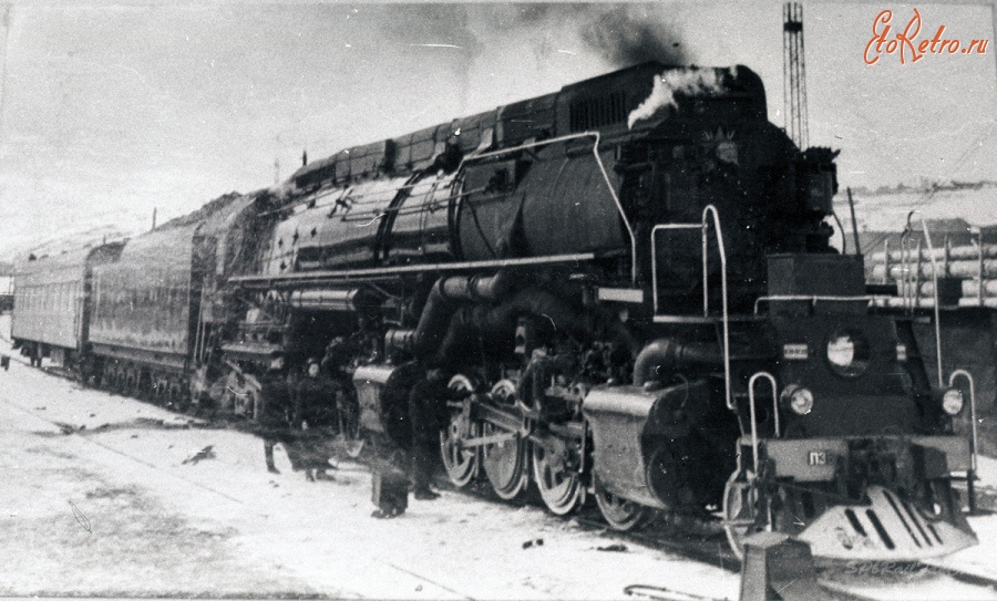 Железная дорога (поезда, паровозы, локомотивы, вагоны) - Паровоз П38-0002