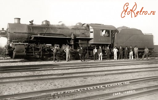 Железная дорога (поезда, паровозы, локомотивы, вагоны) - Паровоз-толкач №4595 типа 0-5-0