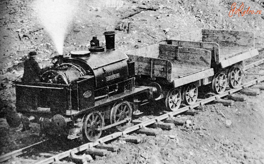 Железная дорога (поезда, паровозы, локомотивы, вагоны) - Танк-паровоз №14 типа 0-2-0 