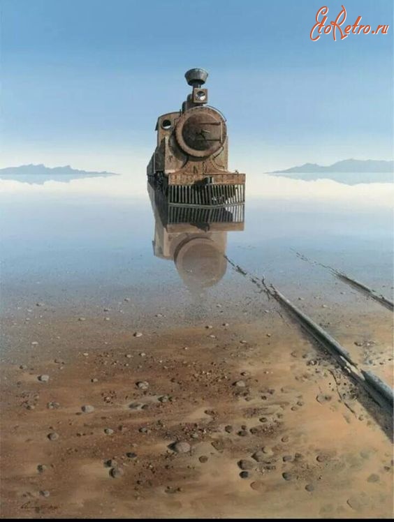 Железная дорога (поезда, паровозы, локомотивы, вагоны) - Атлантида...