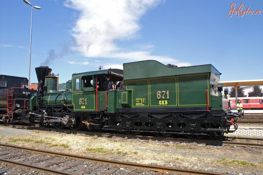 Железная дорога (поезда, паровозы, локомотивы, вагоны) - Паровоз 671 типа 0-3-0