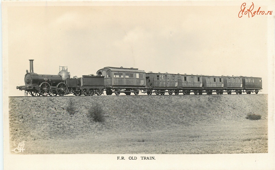 Железная дорога (поезда, паровозы, локомотивы, вагоны) - Железная дорога Фернесс. Старый паровоз и вагоны, 1866-1996