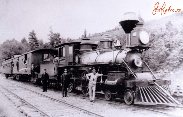 Железная дорога (поезда, паровозы, локомотивы, вагоны) - Паровоз №45 
