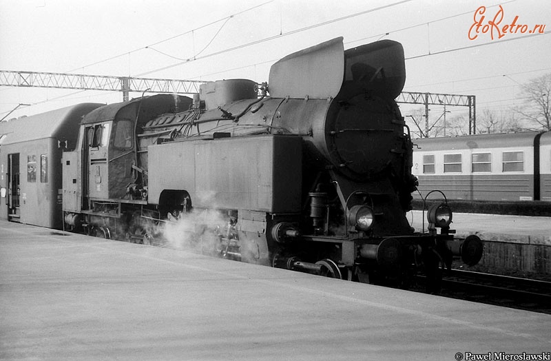 Железная дорога (поезда, паровозы, локомотивы, вагоны) - Танк-паровоз TKt48-137
