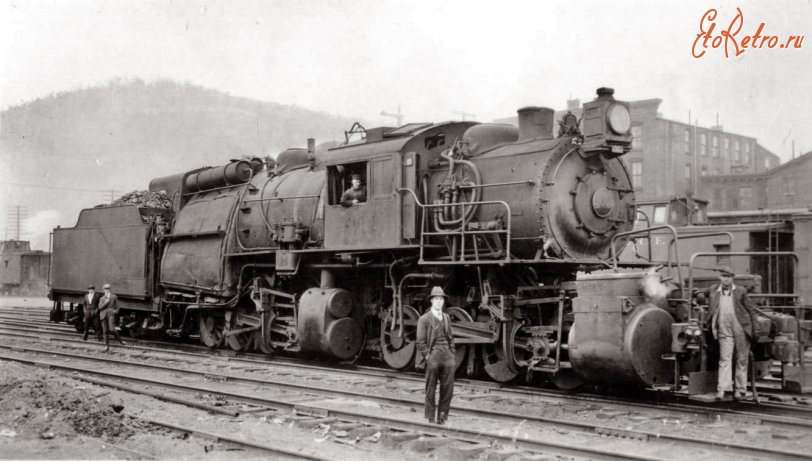 Железная дорога (поезда, паровозы, локомотивы, вагоны) - Паровоз типа Кэмелбэк 