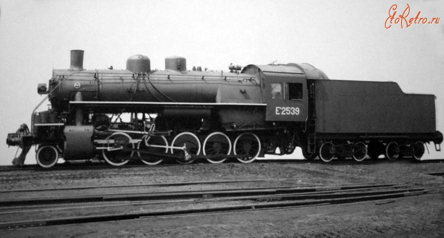 Железная дорога (поезда, паровозы, локомотивы, вагоны) - Паровоз Еа.2539 типа 1-5-0
