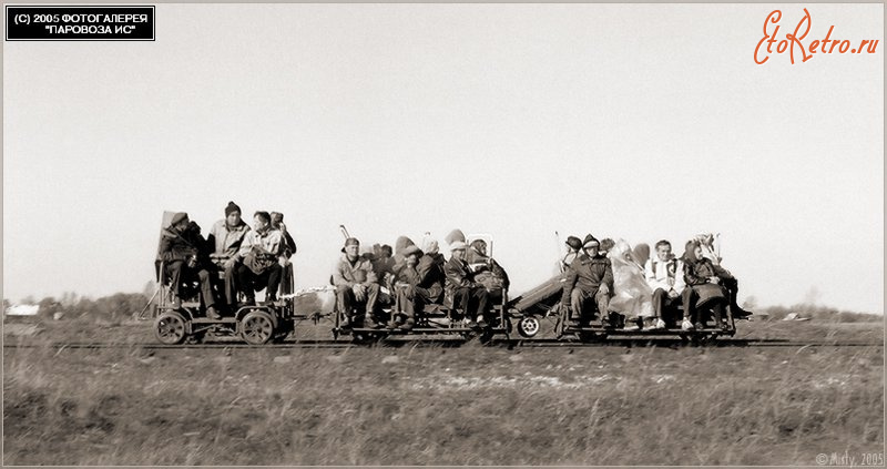 Железная дорога (поезда, паровозы, локомотивы, вагоны) - Поезд на перегоне Черусти-Уршель,  Московская область