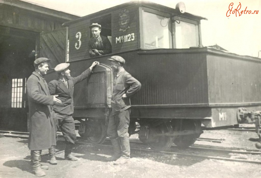 Железная дорога (поезда, паровозы, локомотивы, вагоны) - Узкоколейный мотовоз Муг2.1123