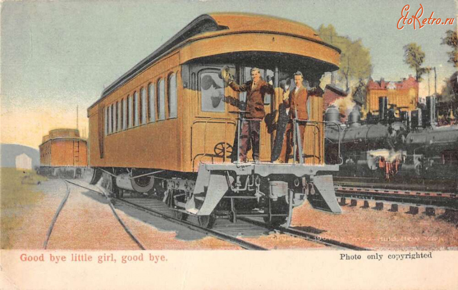 Железная дорога (поезда, паровозы, локомотивы, вагоны) - Железные дороги США, Прощание