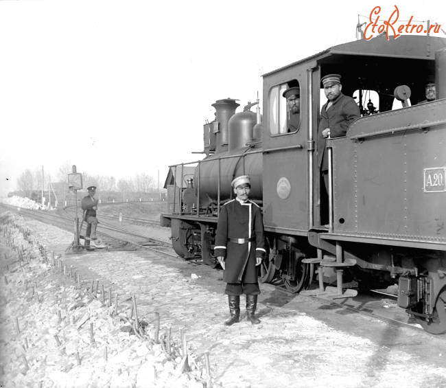 Железная дорога (поезда, паровозы, локомотивы, вагоны) - Узкоколейный паровоз типа 0-4-0 серии А постройки компании Джон Коккериль,Бельгия